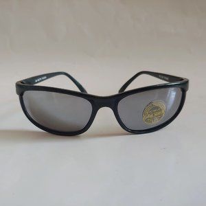 NWT TruVintage 90's Kids Nylon 8 Base Wrap around Smoke Mirrored Sunglasses